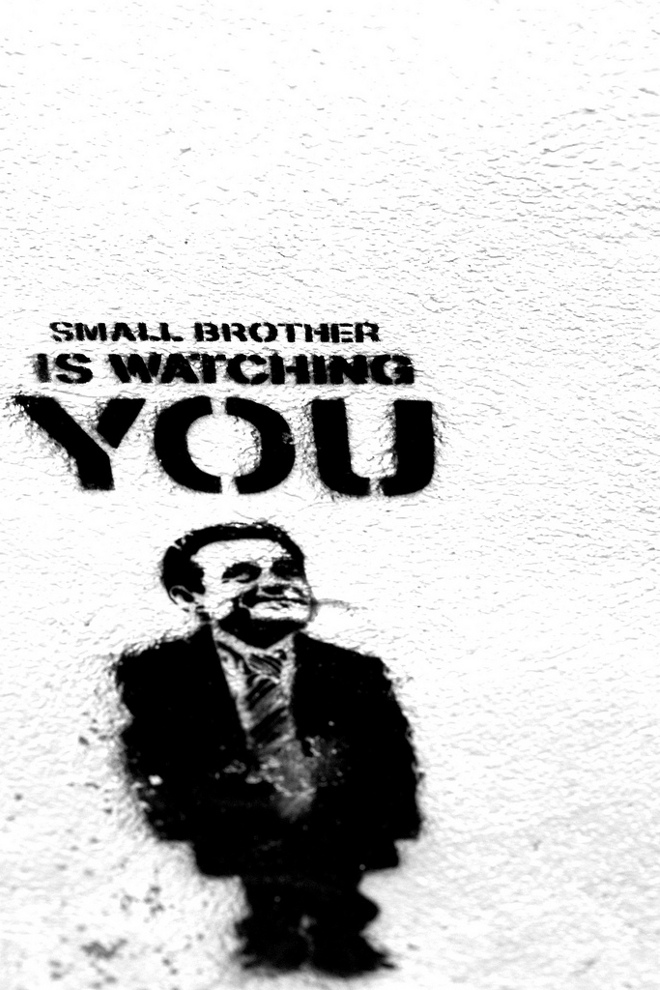 Small Brother Sarko Tag "Small Brother is watching you"
