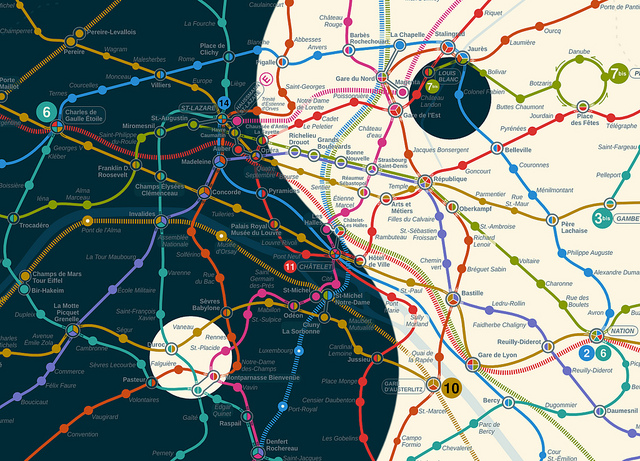 carte-metro-par-nojhan-concours-check-my-metro-map (cliquez sur la photo pour la version PDF) Une des nouvelles proposition de cartes du métro de Paris lors du concours lancé par Check My Metro - Plan de Nojhan. Vote du Jury : Plan d’Argent.